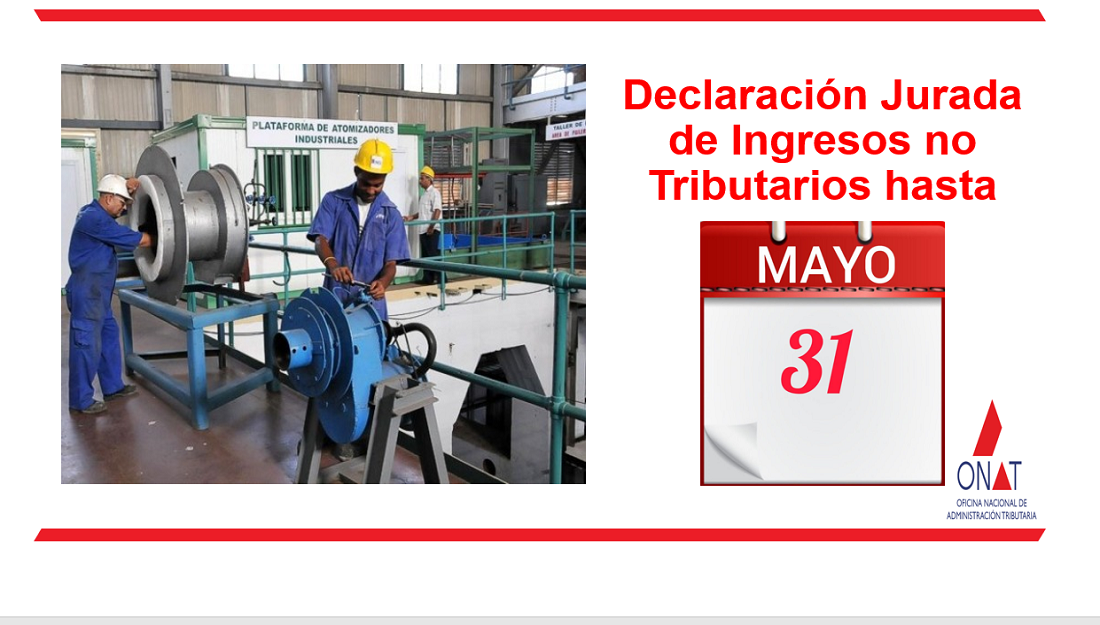 Vence el termino para la presentación de la Declaración Jurada de Ingresos no Tributarios DJ-06