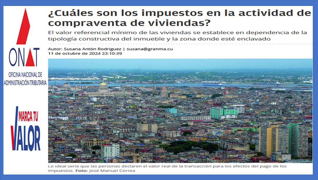 ¿Cuáles son los impuestos en la actividad de compraventa de viviendas?