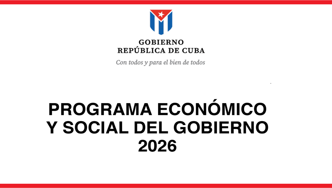 Se actualiza el Programa Económico Social del Gobierno para 2026