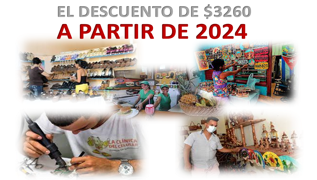 Aclaraciones sobre la aplicación del descuento de 3260 pesos de mínimo exento y los pagos mensuales del 5% y el 10%