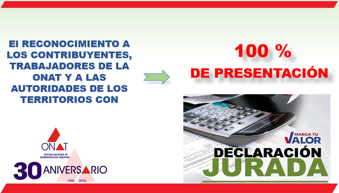 CONOZCA LOS RESULTADOS DE LA CAMPAÑA DE DECLARACIÓN JURADA Y PAGO DE TRIBUTOS 2025