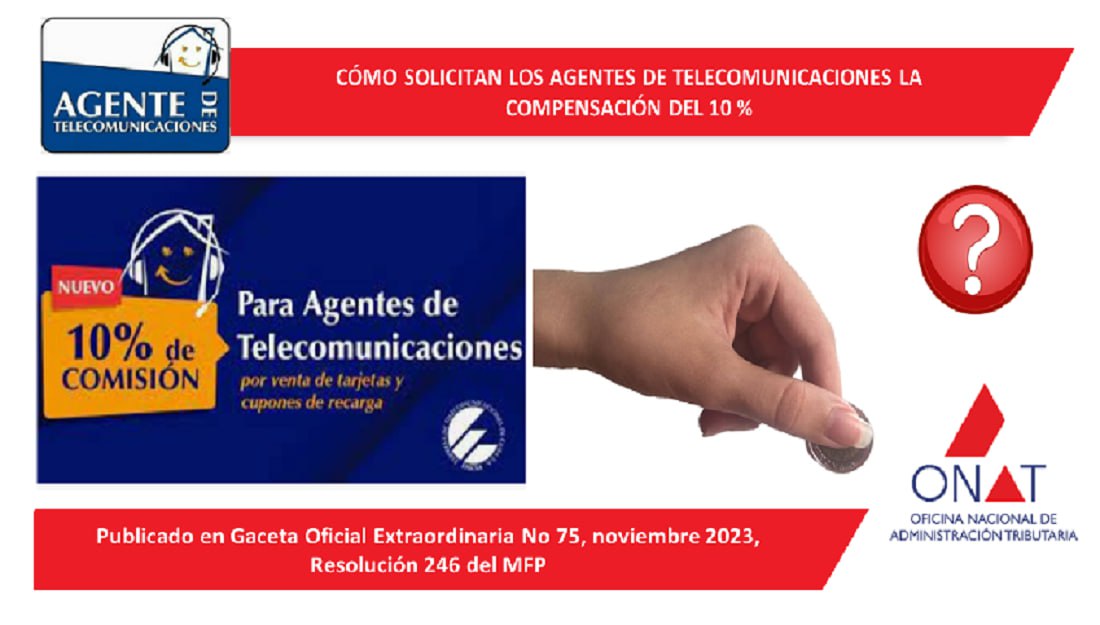 Sobre la compensación o devolución a los Agentes de Telecomunicaciones y de Seguros.