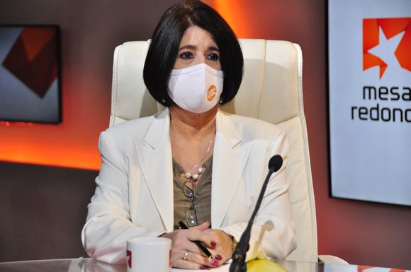  Ministra de Trabajo y Seguridad Social, Marta Elena Feitó Cabrera.